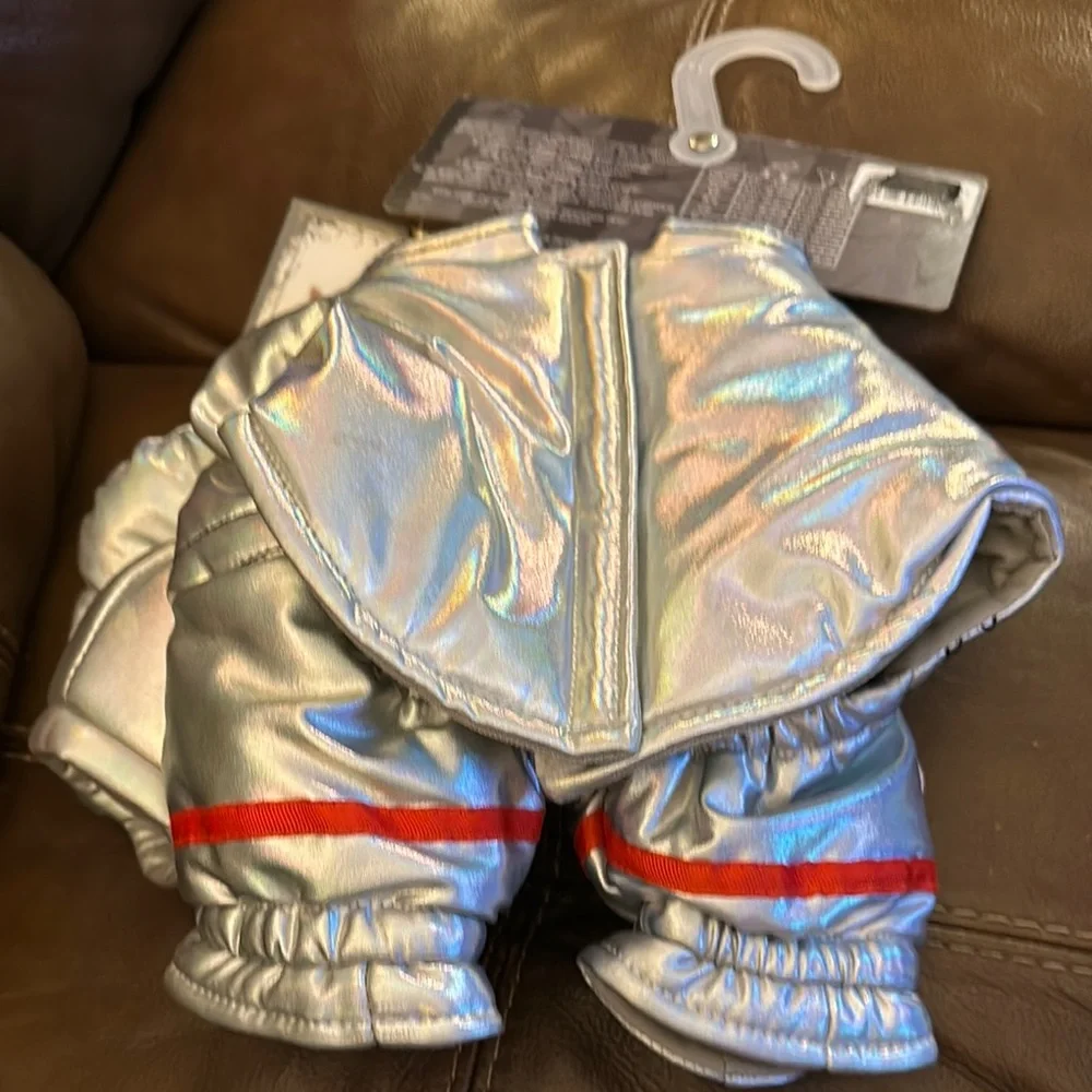 Snooky Pet Space Suit Costume - Silver and Gold